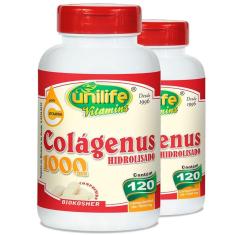 Imagem de Kit 2 Colágeno Hidrolisado 1000mg 120 cápsulas Unilife