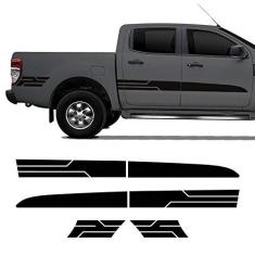 Imagem de Kit Faixa Ford Ranger Sport 2014/2019 Adesivo  Cabine Dupla