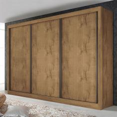 Imagem de Guarda Roupa Casal 3 Portas 6 Gavetas Nápoli Minastex Freijó