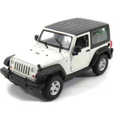 Imagem de Miniatura Jeep Wrangler Rubicon 2007 Branco Welly 1/24