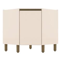 Imagem de Balcão Canto Oblíquo 1 Porta Évelin Off White  Henn