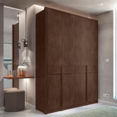 Imagem de Guarda Roupa Solteiro 4 Portas 3 Gavetas Jazz Casa D
