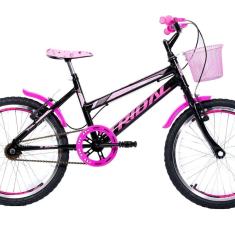 Imagem de Bicicleta Aro 20 Feminina Infantil Quadro Mtb Preto