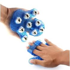 Imagem de Massageador Corporal Com As Mãos Luva 9 Bolas De Aço Esferas - Pen Tec