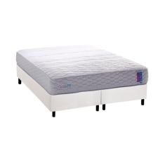 Imagem de Conjunto Box Queen: Colchão Anatômico Herval D33 / Ag 65 FeelCore + Base CRC Courano White (158x198)