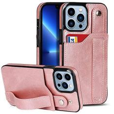 Imagem de Capa carteira de couro com alça de pulso para iPhone 13 Pro Max 12 11 Pro Max X XR XS 8 7 Plus 11 Bolsa para cartão Slot Kickstand Capa macia, T1, para iphone XR