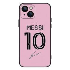 Imagem de ZERMU Capa para iPhone 14 Plus, Cokcoip Superstar Fashion Proteção Total Silicone Macio TPU Absorção de Choque Capa para iPhone 14 Plus 6,7 polegadas, Lionel Messi-10-SSoccer