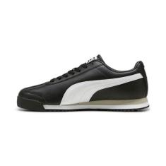 Imagem de PUMA Tênis masculino Roma, 24 padrões-puma preto-puma branco-cinza esfumaçado, 39