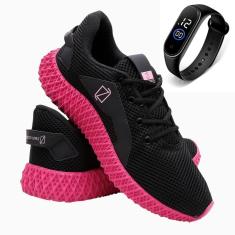 Imagem de Tenis Feminino Academia Esporte Leve Caminhada Com Relógio-Feminino