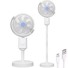 Imagem de Ventilador Regulável Portátil Recarregável Silencioso 110cm - DS
