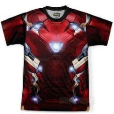 camiseta piticas homem de ferro