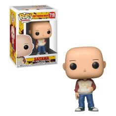 Imagem de Boneco Pop Casual Saitama Funko 719 One Punch Man 9.5cm Vinil