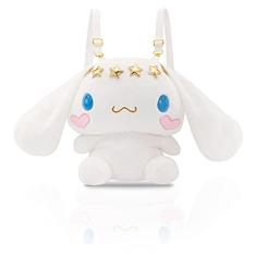 Imagem de Mochila de boneca de pelúcia Cinnamoroll Kawaii para meninas branca