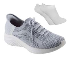 Imagem de Kit Tênis Skechers Ultra Flex 3.0 Feminino + Par-Feminino
