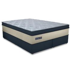 Imagem de Cama Box Casal King Size 193x203x78cm Royal Blue Gazin Colchões Megasu