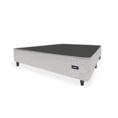 Imagem de Cama Box Universal CASAL ANTIGO Evolution Tecido Jacquard Cinza - 128x