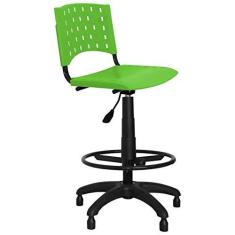Imagem de Cadeira Caixa Giratória Plástica Verde - ULTRA Móveis