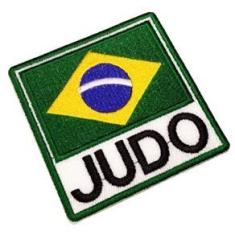 Imagem de Bandeira Brasil Judo ATM078 Patch Bordado