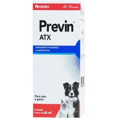 Imagem de Suplemento Vitamínico Previn ATX para Cães e Gatos - 60 mL