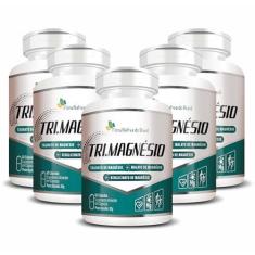 Imagem de 5x Tri Magnésio (taurato, malato e Bisglicinato) 60 Capsulas de 500mg Flora Nativa do Brasil
