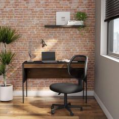 Imagem de cadeira de escritório secretária giratória stanford preta