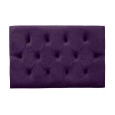 Imagem de Cabeceira Painel Estofada Paris Solteiro Suede Roxo