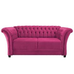 Imagem de Namoradeira Chesterfield Sofia Suede Pink