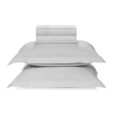 Imagem de Jogo De Cama Bordado Anastasia Branco 200 Fios Queen - Karsten
