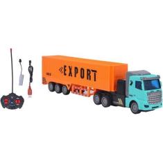 Imagem de Caminhão Carreta Contêiner Controle Remoto Recarregável 4 Canais - Toy
