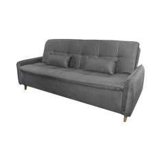 Imagem de Sofá Cama Casal Reclinável Donna - Cinza Light - Matrix