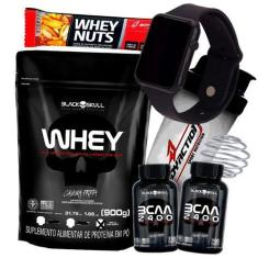 Combo whey 100% concentrado 900g + creatina 300g - max - MAX TITANIUM -  Whey Protein - Magazine Luiza