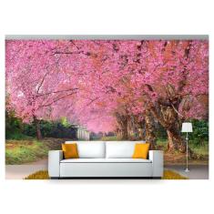 Imagem de Papel De Parede Estrada Caminho Floresta 3D 7,50m² Nes111