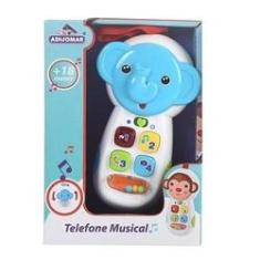 Imagem de Telefone Celular Infantil Musical /Luz/Som Elefante Adijomar