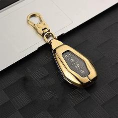 Imagem de TPHJRM Capa porta-chaves do carro capa de liga de zinco inteligente, adequada para Chery X70 x95 x90, capa porta-chaves do carro ABS Smart porta-chaves do carro