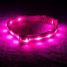 Imagem de Blazin Coleiras para cães iluminadas mais brilhantes – A coleira original de LED para cães com 1.000 metros de visibilidade – Luz de coleira de cachorro recarregável por USB à prova d'água – Luzes