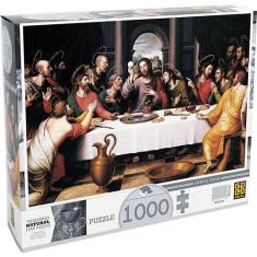 Imagem de Quebra Cabeça Santa Ceia com 1000 peças - Grow