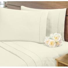 Imagem de Lençol Avulso Com Elástico Percal 400 Fios Solteiro Palha