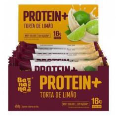 Imagem de Barras De Proteína Protein+ Torta De Limão Banana Brasil Cx 9Un