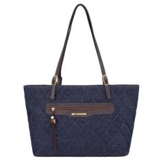Imagem de Bolsa Feminina Grande de Ombro Qualidade Premium 45cm - Divanet, Marro