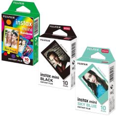 Imagem de Filme Instantâneo Instax Mini Kit Colors 30 Fotos Fujifilm