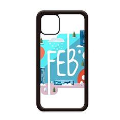 Imagem de Ilustração da temporada do mês de fevereiro para iPhone 11 Pro Max capa para celular Apple