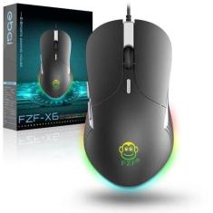 Imagem de Mouse Gamer Usb Com Led Rgb 3200 Dpi Ajustavel Ebai - FZF-X6