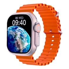 Imagem de Relogio Smartwatch Gw8 Ultra Trava De Pulseiras E Tela 2,02 Com 49mm Laranja