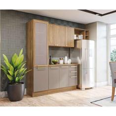 Imagem de Cozinha Compacta Botanic com Tela 7 PT 3 GV Nogueira e Fendi - Kappesb