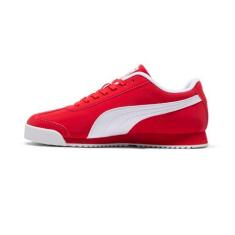 Imagem de PUMA Tênis masculino Roma, 24 - invertido para todos os tempos vermelho - puma branco, 39
