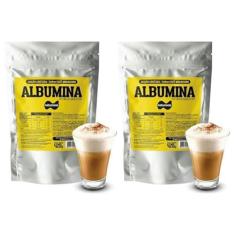 Imagem de Kit 2x Albumina Naturovos 420g Sabor Mocaccino