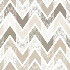 Imagem de Papel de Parede Marrom Chevron Geom trico 57x270cm