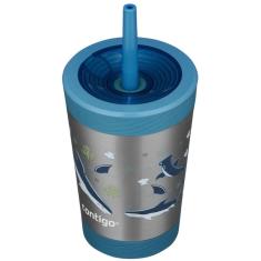 Imagem de Copo Térmico com Canudo Kids Tubarão 354ml - Contigo