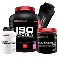 Imagem de Kit  Iso Protein 2Kg + Power Creatina 100G + Glutamina 100% 300G + Coq