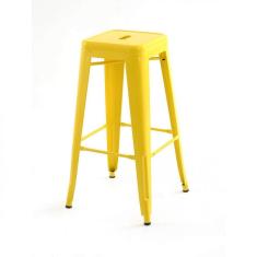 Imagem de Banqueta Alta em Aço Iron Rivatti Amarelo